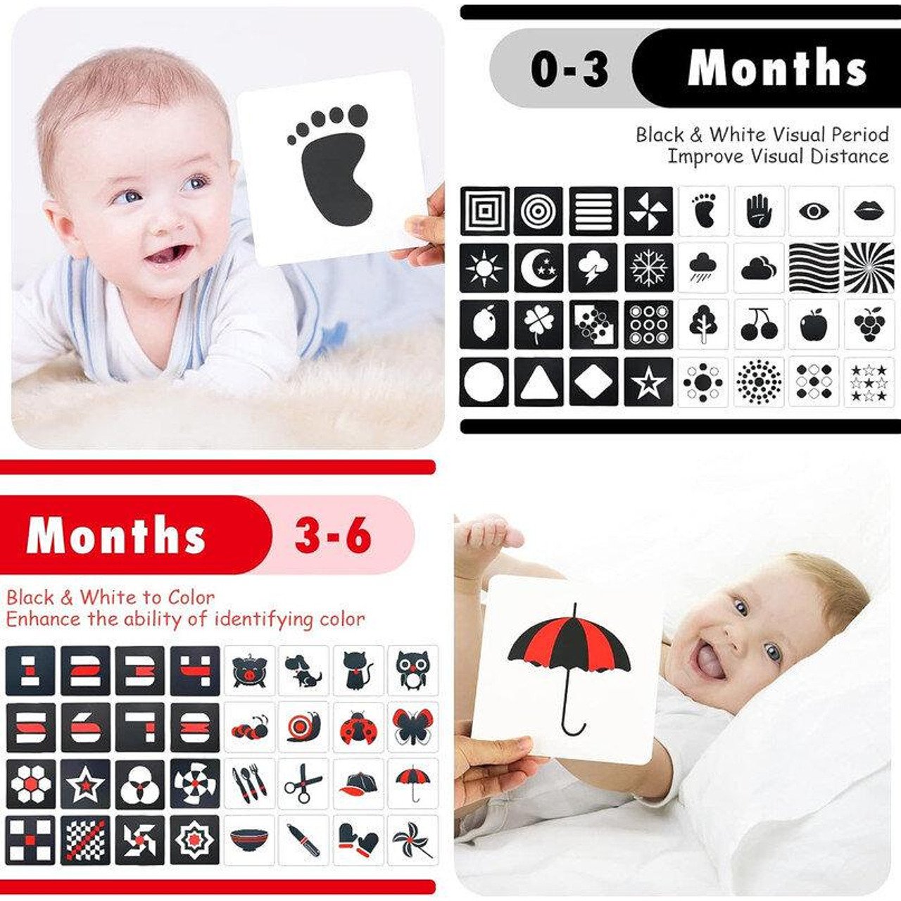 Baby Vision Карти за стимулиране 6-12 месеца (етап 3) QM-271