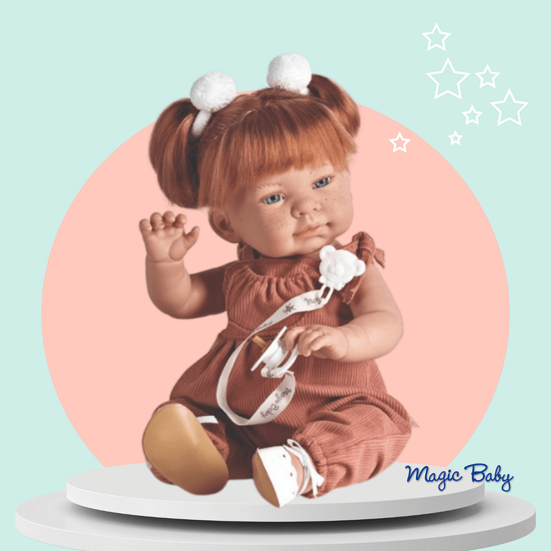 Magic baby кукла Marina с кафяв гащеризон