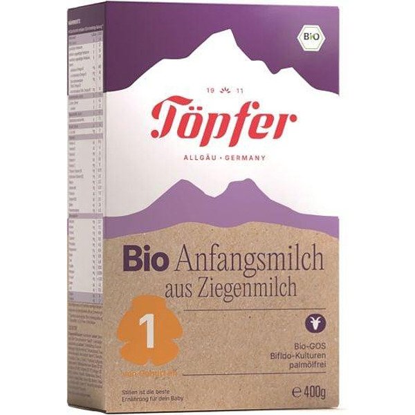 Topfer Lactana Bio 1 Козе мляко за кърмачета 0+м 400 г
